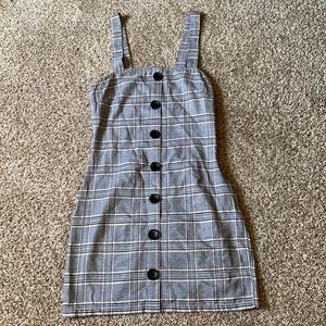 Parisian Plaid Mini Dress